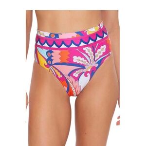 TrinaTurk Swim&Spa Collection Sevilla High Waist Swim Bottom, Size 10